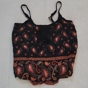 Ardene embroidered loose tank - small